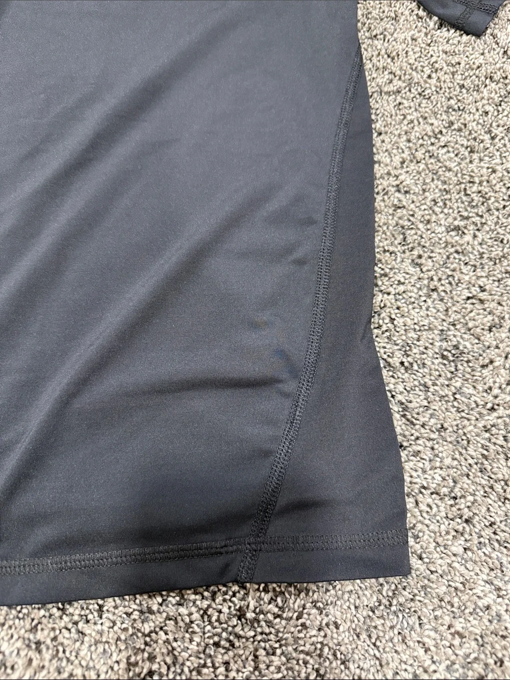 adidas Kids Black Short-Sleeve compression Top. Like new